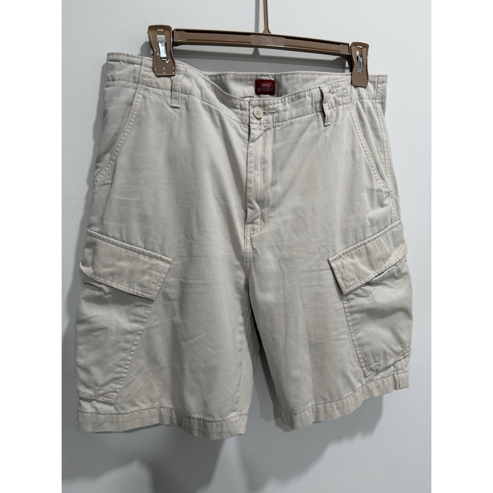 Levi's XX Chino Standard Taper Pants Men Size 36 Khaki Beige Casual Stretch Tan